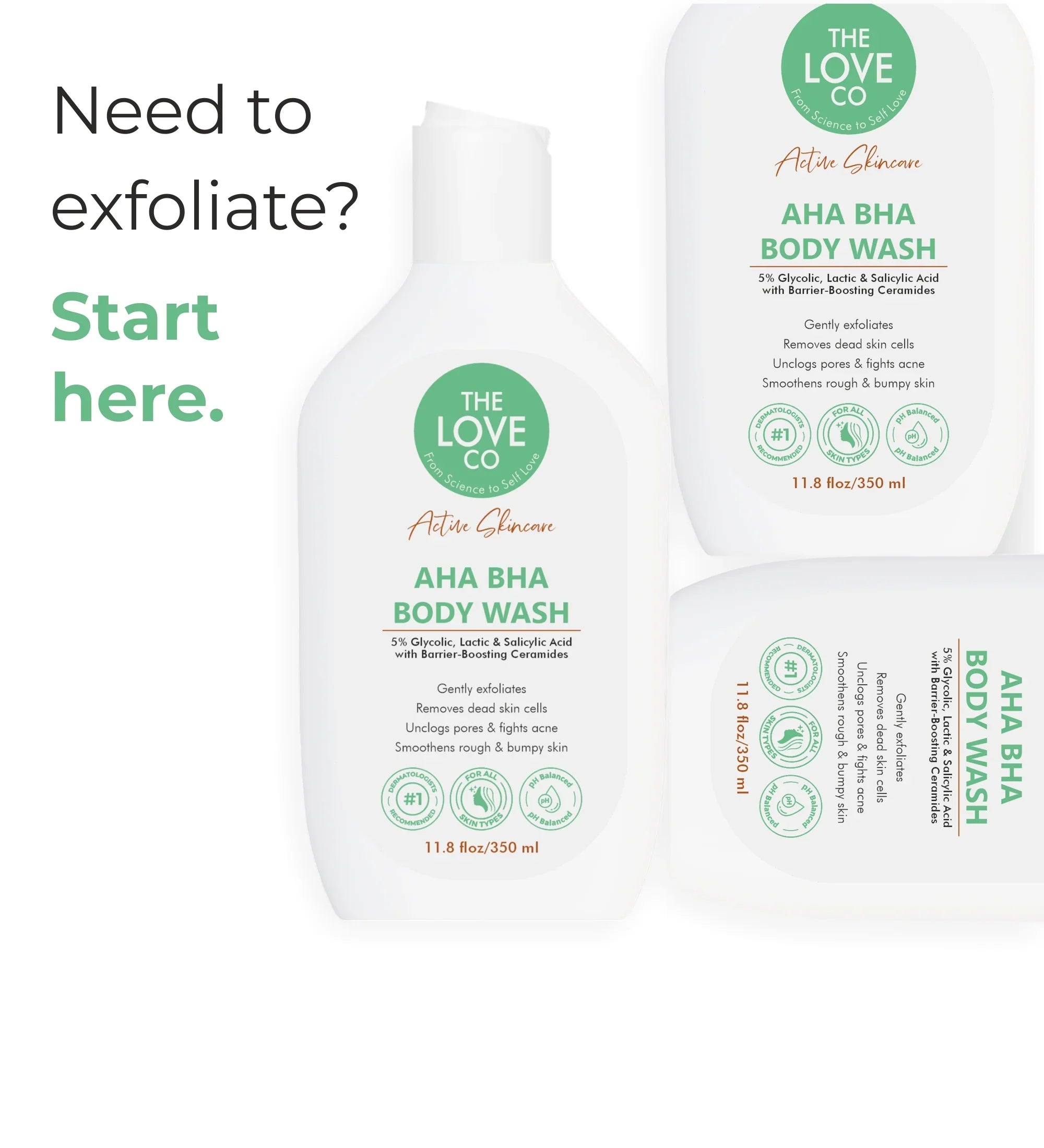 Everyday wash for rough, bumpy skin — The Love Co