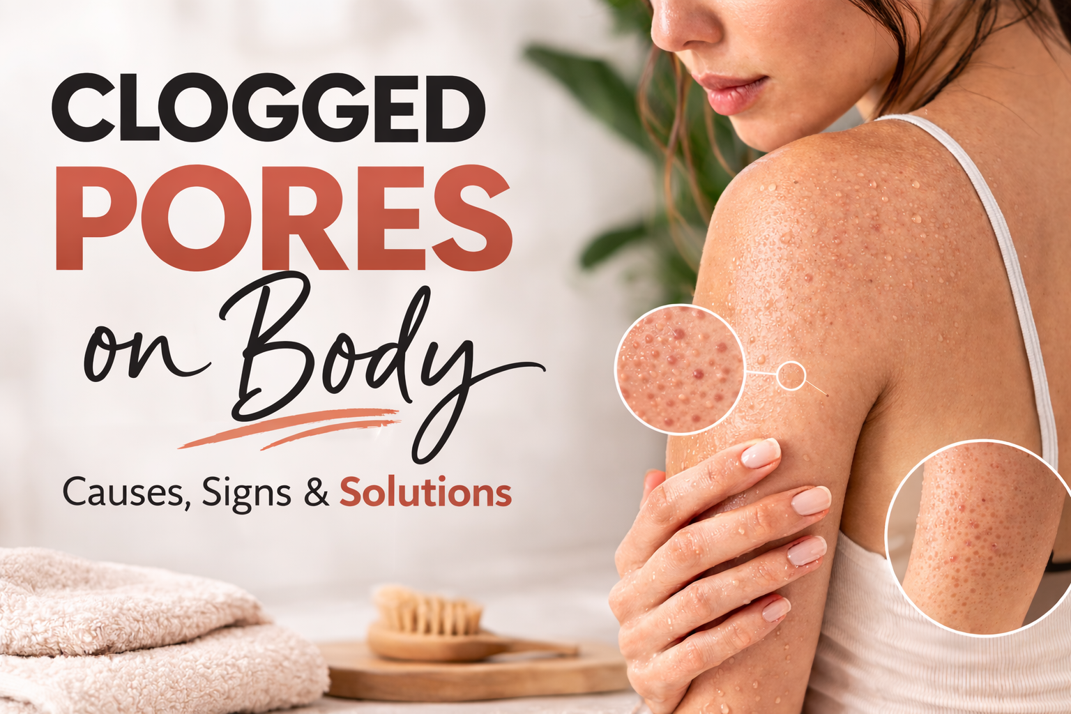 Understanding Clogged Pores on Body: Causes and Solutions - The Love Co