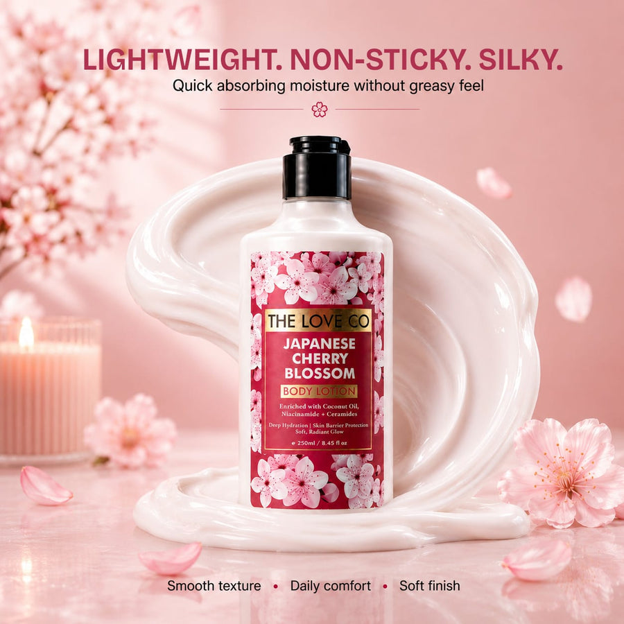 Japanese Cherry Blossom Body Lotion – view 7 | The Love Co