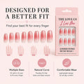 Pink Ombre Almond Press-On Nails