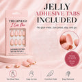 Nude Reverse French Almond Press-On Nails