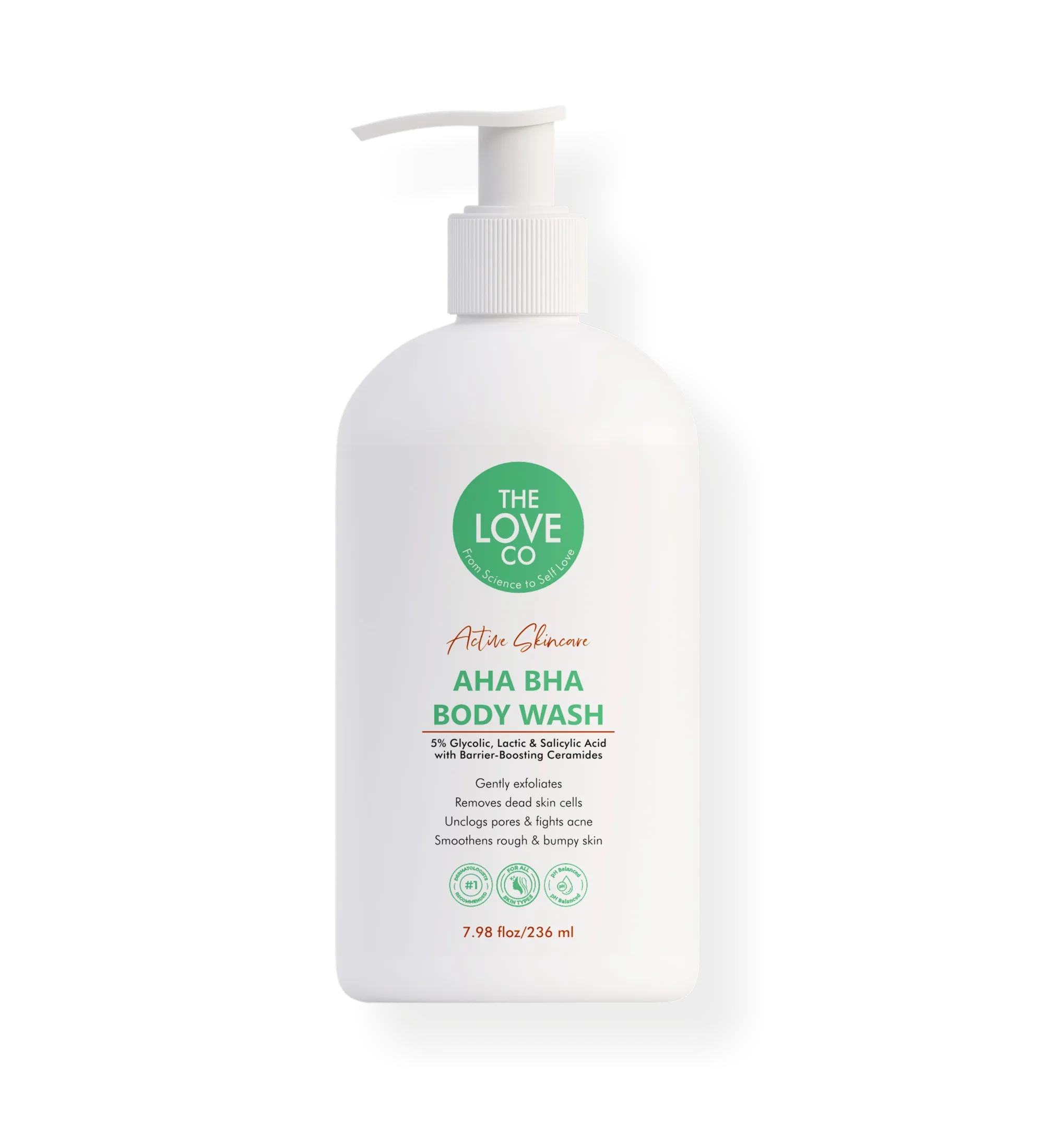 AHA BHA Body Wash 236ml - The Love Co
