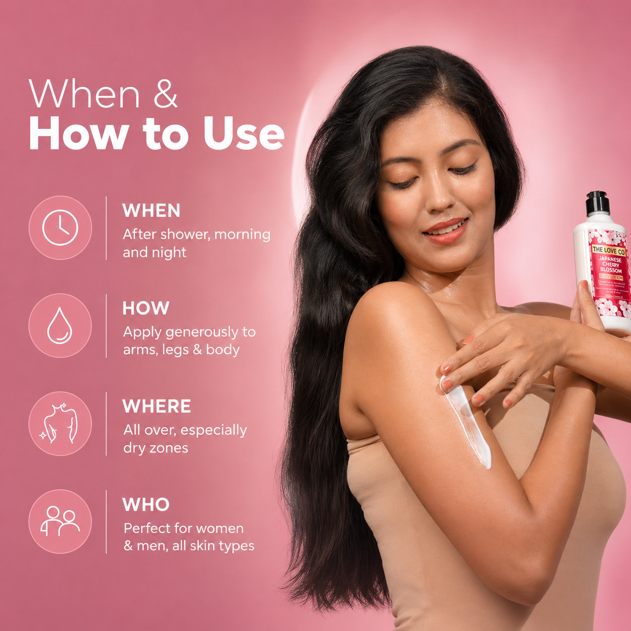 Japanese Cherry Blossom Body Lotion — The Love Co