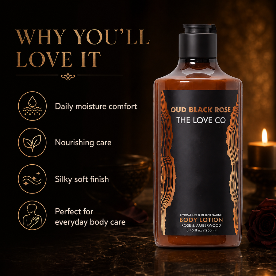 Oudh Black Rose Body Lotion