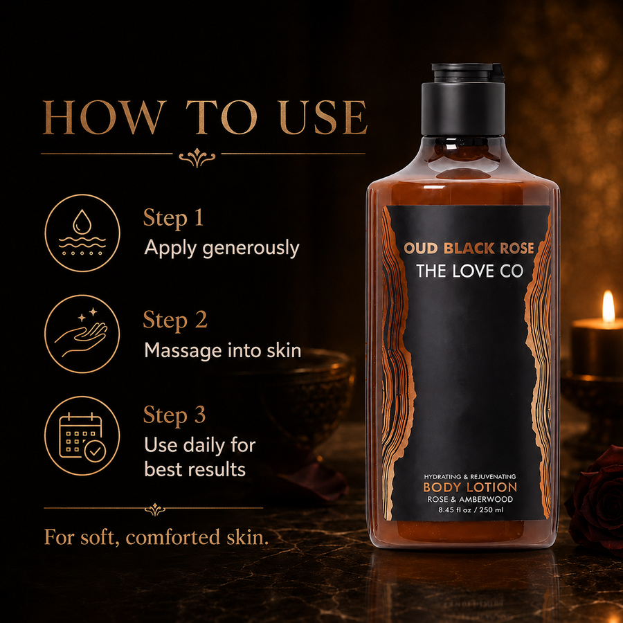 Oudh Black Rose Body Lotion