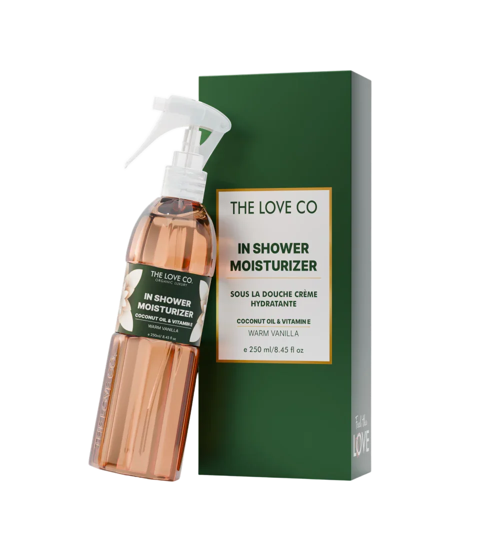 Warm Vanilla In-Shower Moisturizer — front of bottle, fragrance-led body care