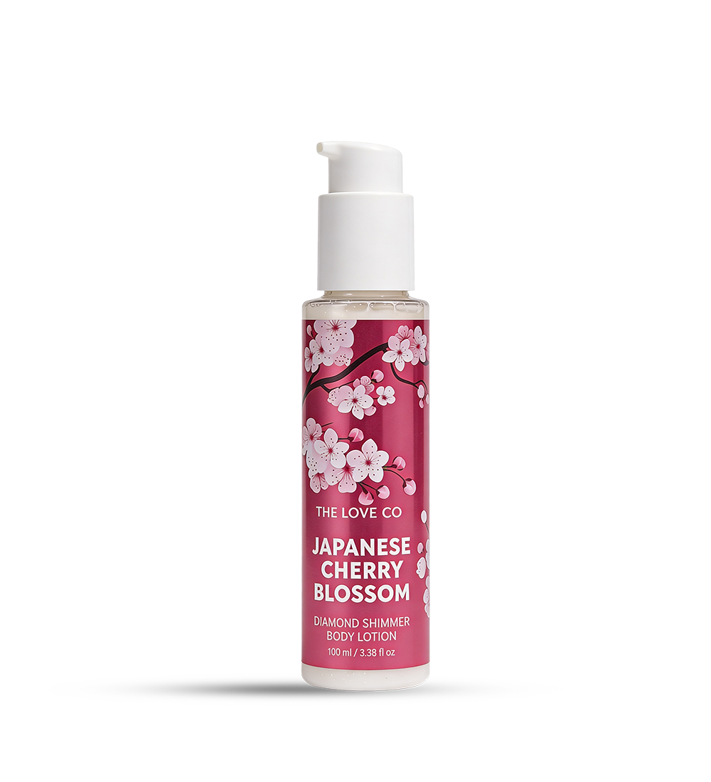 Japanese Cherry Blossom Diamond Shimmer Lotion