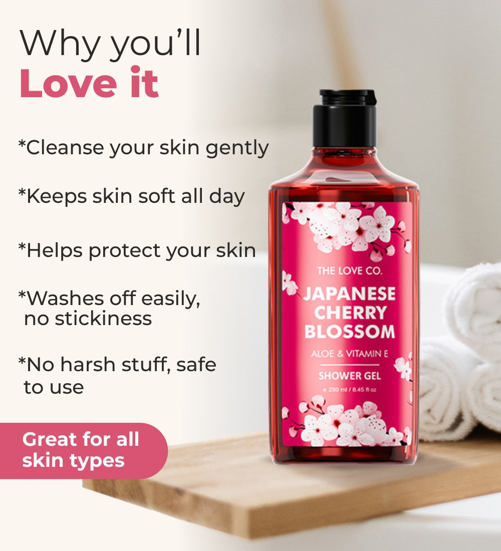 Japanese Cherry Blossom shower gel