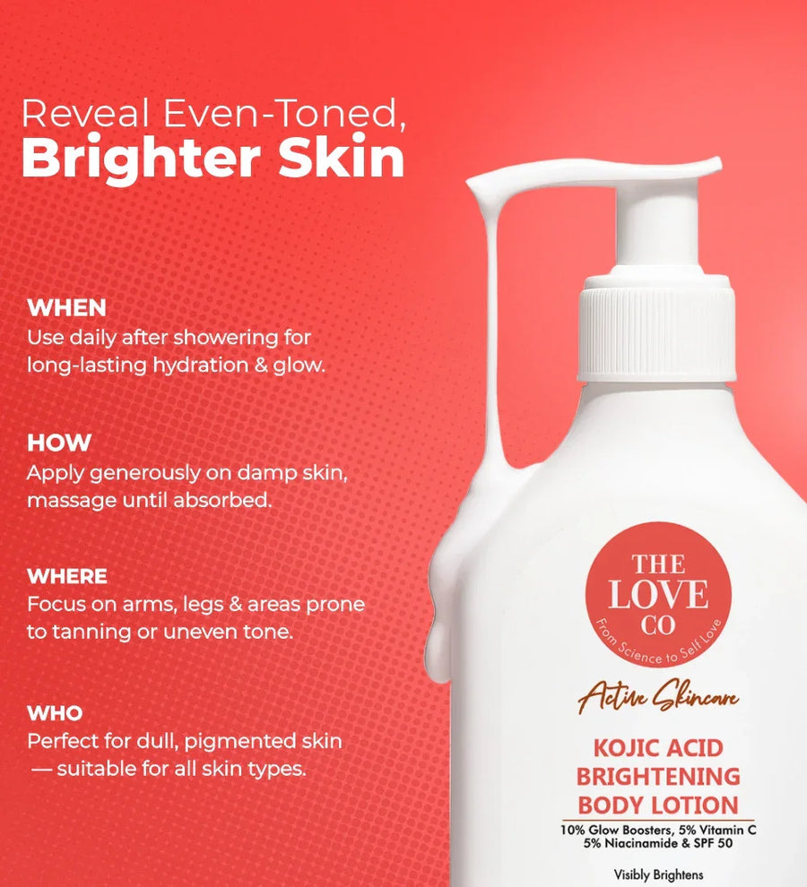 Kojic Acid Body Lotion — The Love Co fragrance-led body care