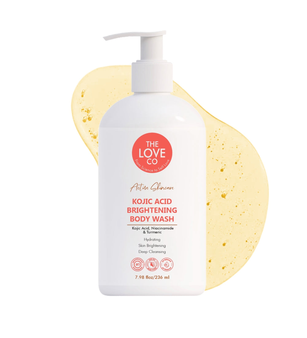 Kojic acid brightening body wash