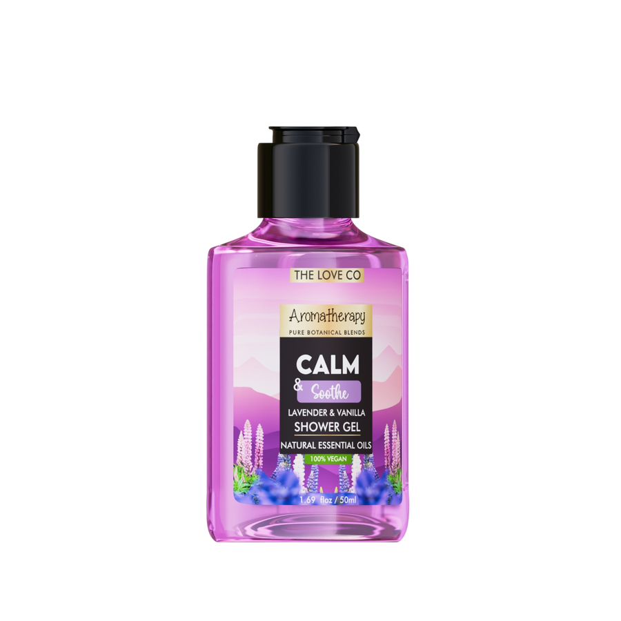 Calm & Soothe Lavender Mini Body Wash 50ml — Travel | The Love Co