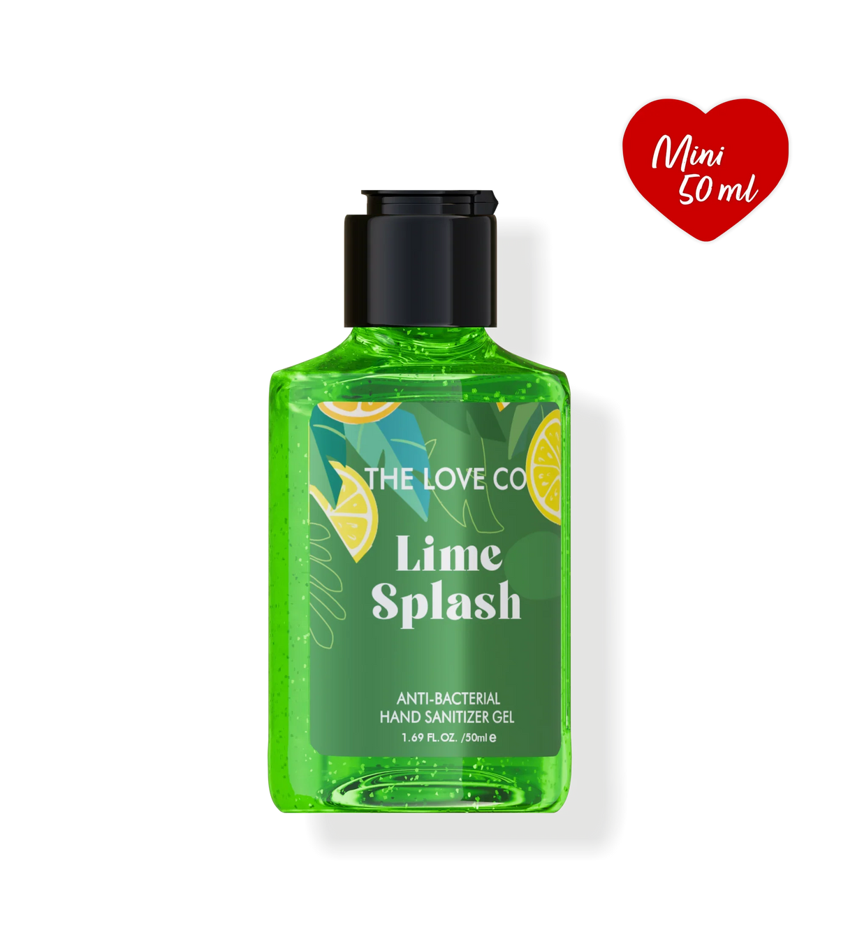 The Love Co Lime Splash Hand Sanitizer Mini