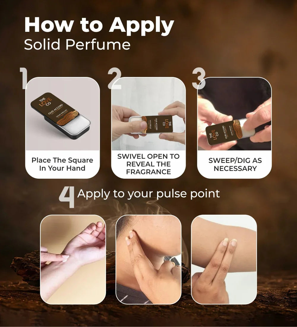 Oud Accord Solid Perfume - The Love Co