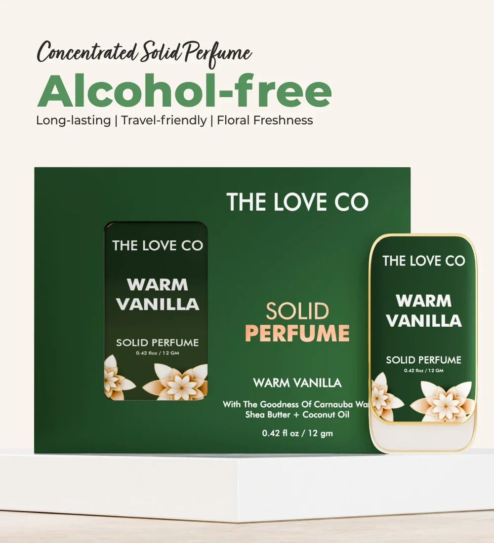 Warm Vanilla Solid Perfume - The Love Co