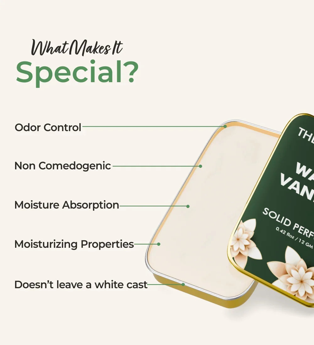 Warm Vanilla Solid Perfume — The Love Co fragrance-led body care
