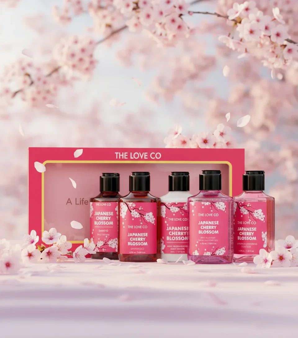 Japanese Cherry Blossom Travel Kit – The Love Co