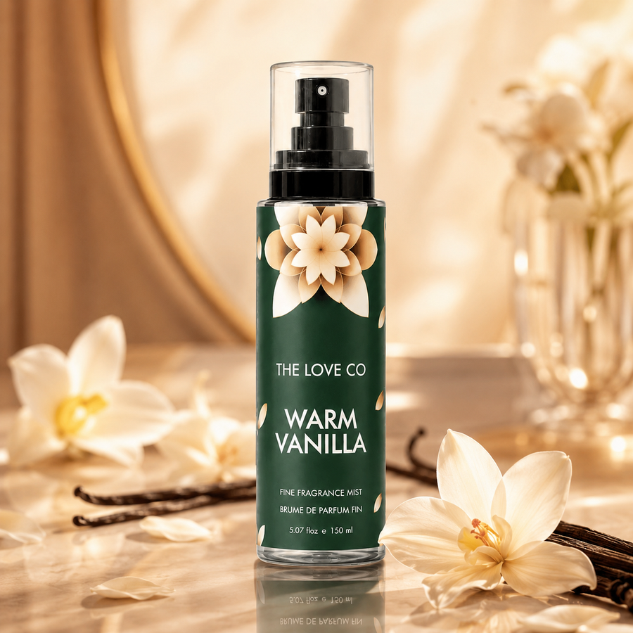 Warm Vanilla Body Mist — Sugar, Vanilla, Sandalwood – view 7 | The Love Co