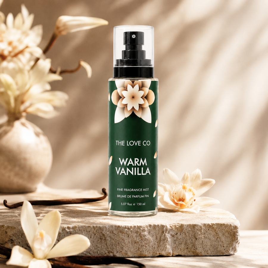 Warm Vanilla Body Mist — Sugar, Vanilla, Sandalwood – view 2 | The Love Co
