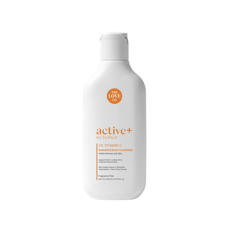 3% Vitamin C Brightening Body Wash — 2% salicylic acid body spray for back, chest & shoulder acne