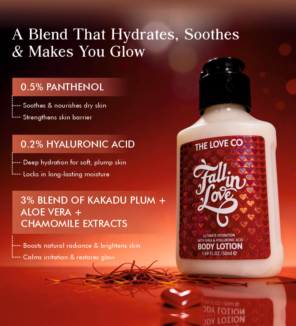 The Love Co Fall in Love Body Lotion