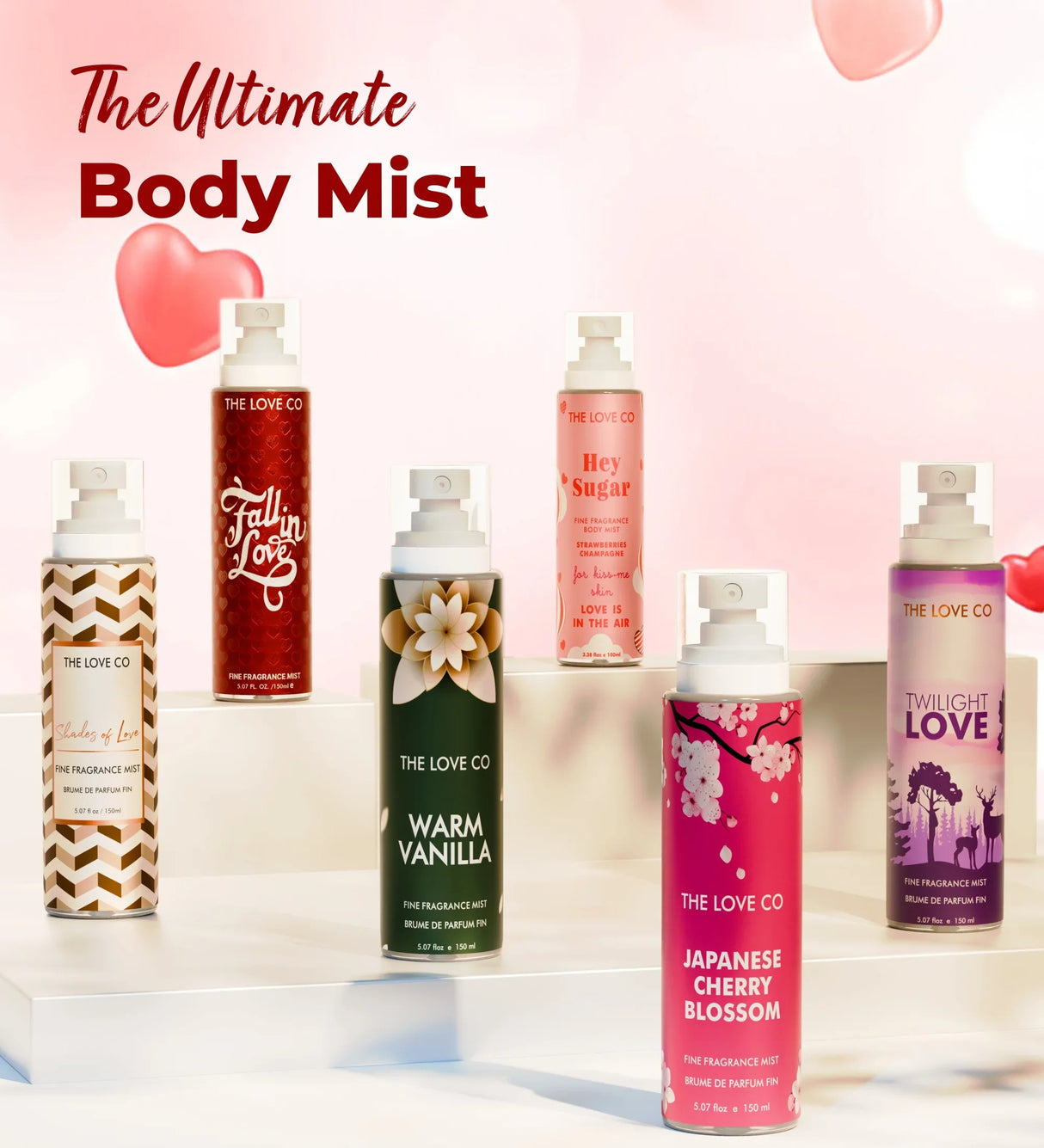 The Love Co Fall in Love Body Mist