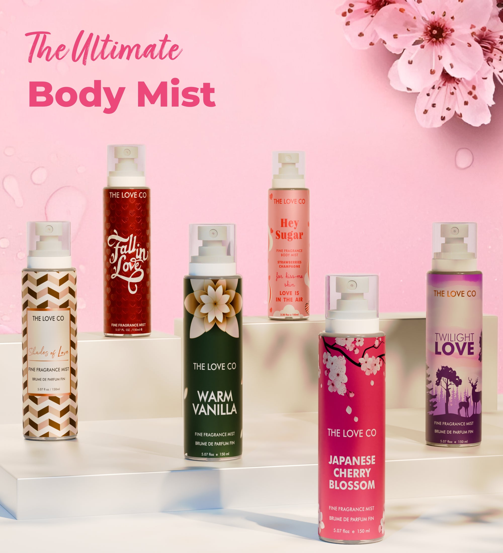 Japanese Cherry Blossom Body Mist — dermatologist-tested SLS-free formula