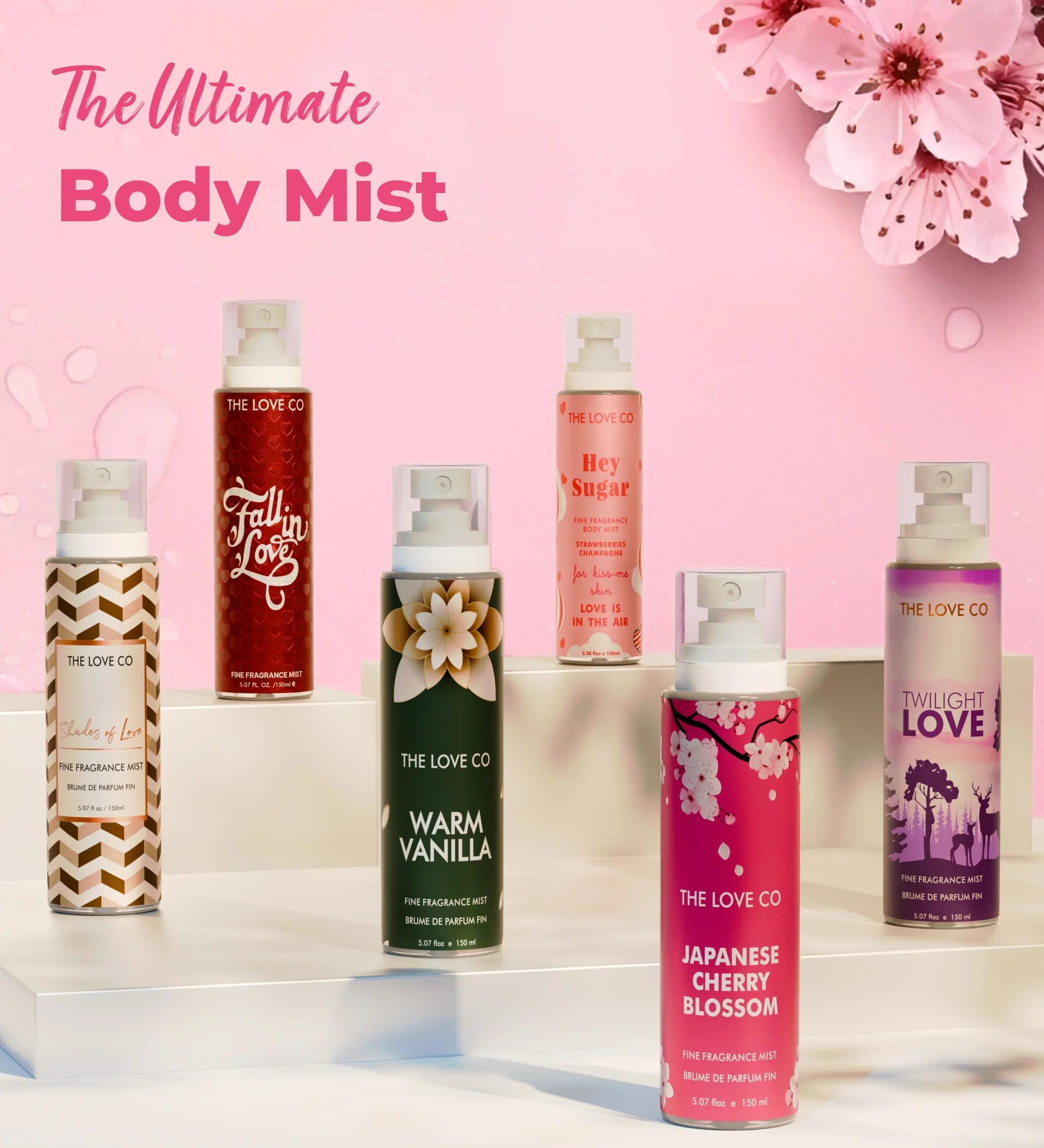 Japanese Cherry Blossom Body Mist - The Love Co