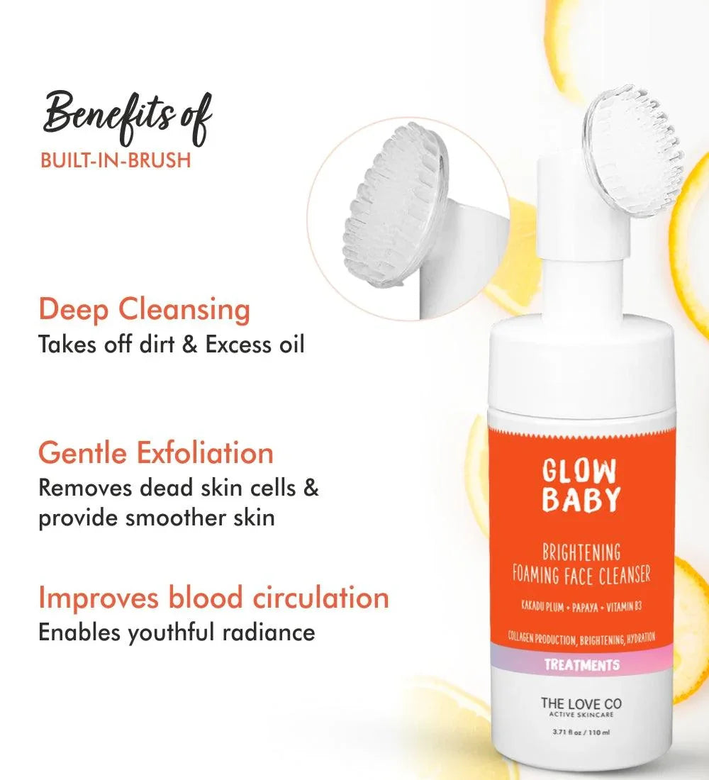 Glow Baby Vitamin C Foaming Face Cleanser - The Love Co