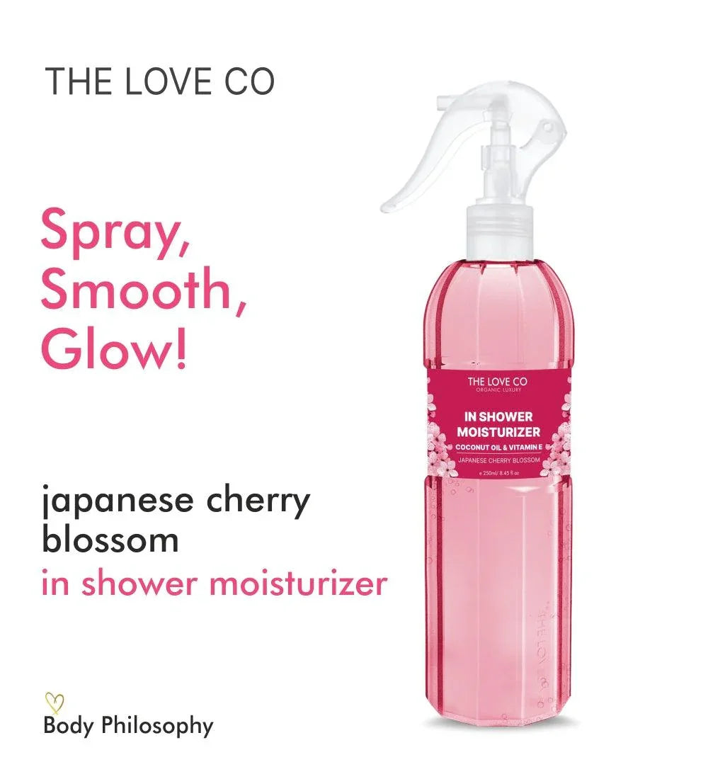 Japanese cherry Blossom In-Shower Moisturizer - The Love Co