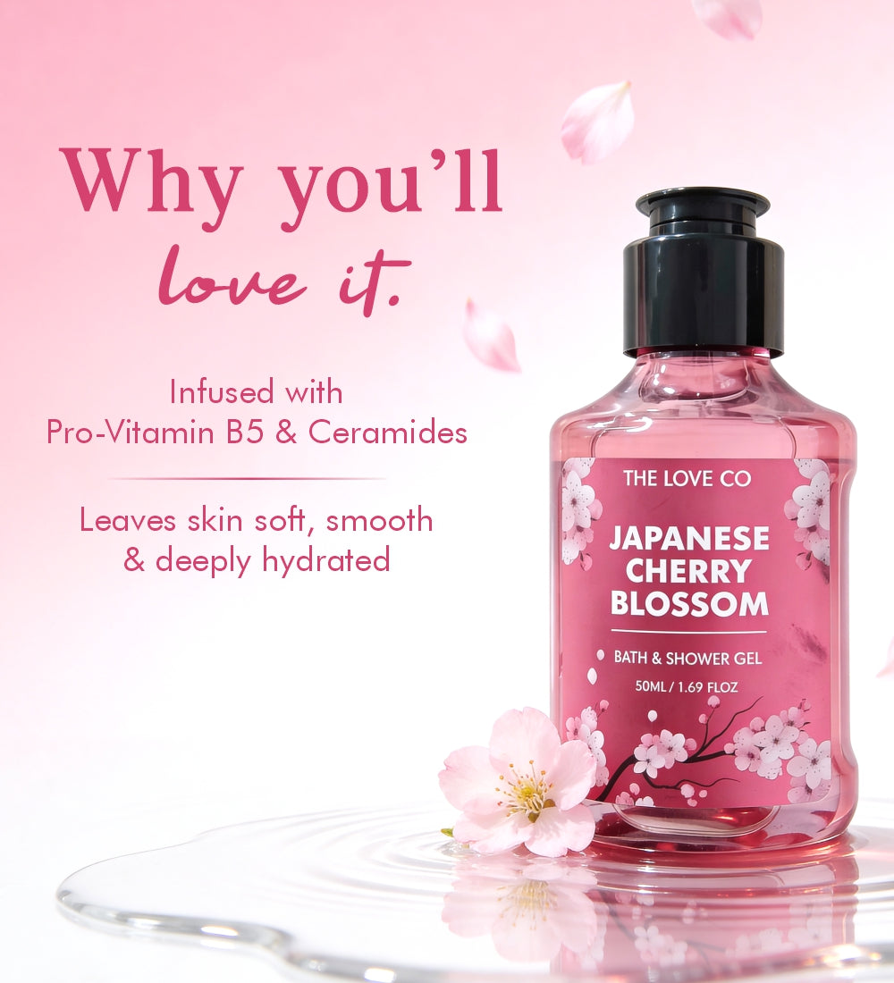 Japanese Cherry Blossom Mini Body Wash