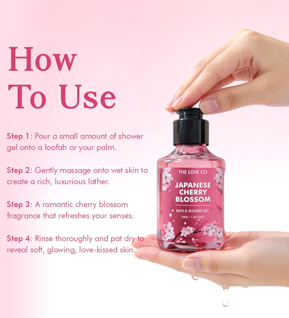 Japanese Cherry Blossom Mini Body Wash