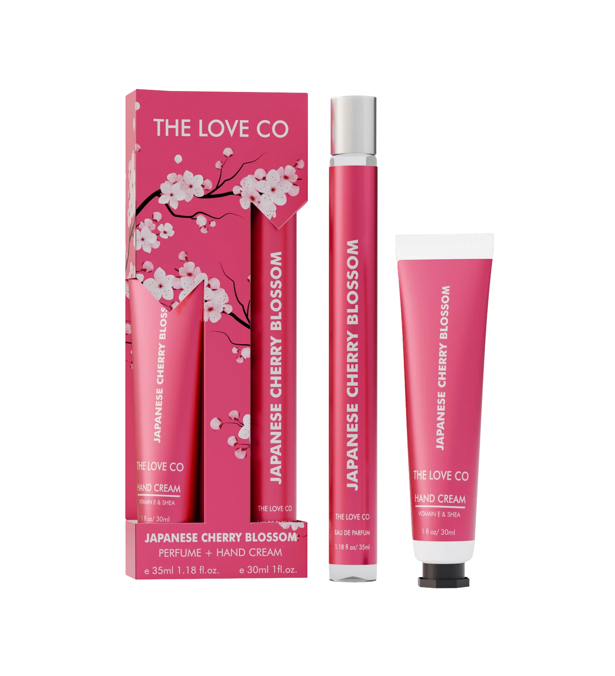 Japanese Cherry Blossom Hand Cream & Perfume Gift Set