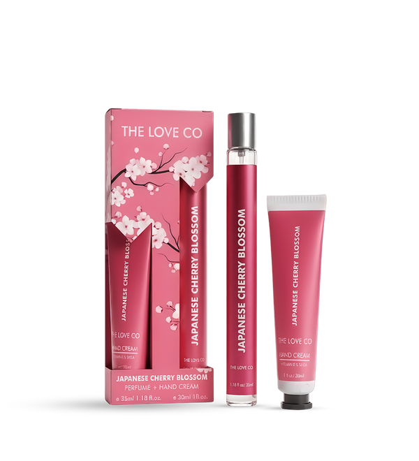 Japanese Cherry Blossom Hand Cream & Perfume Gift Set