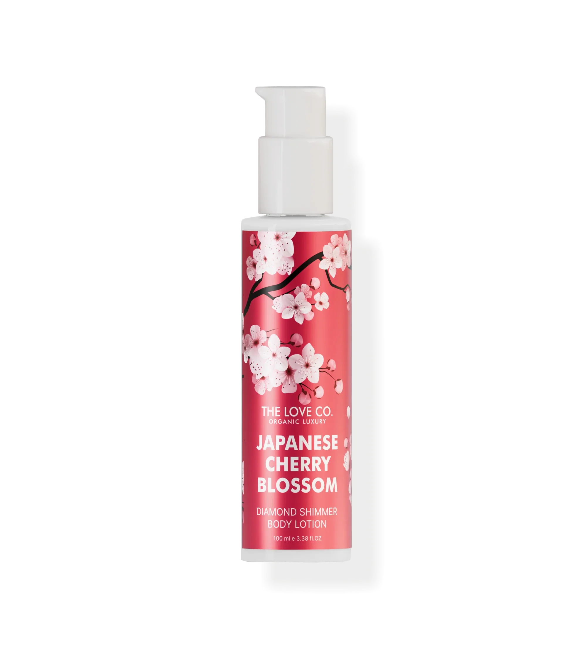 Japanese Cherry Blossom Diamond Shimmer Lotion - The Love Co