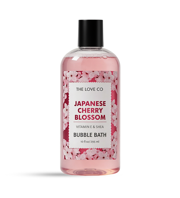 Japanese Cherry Blossom Bubble Bath - The Love Co