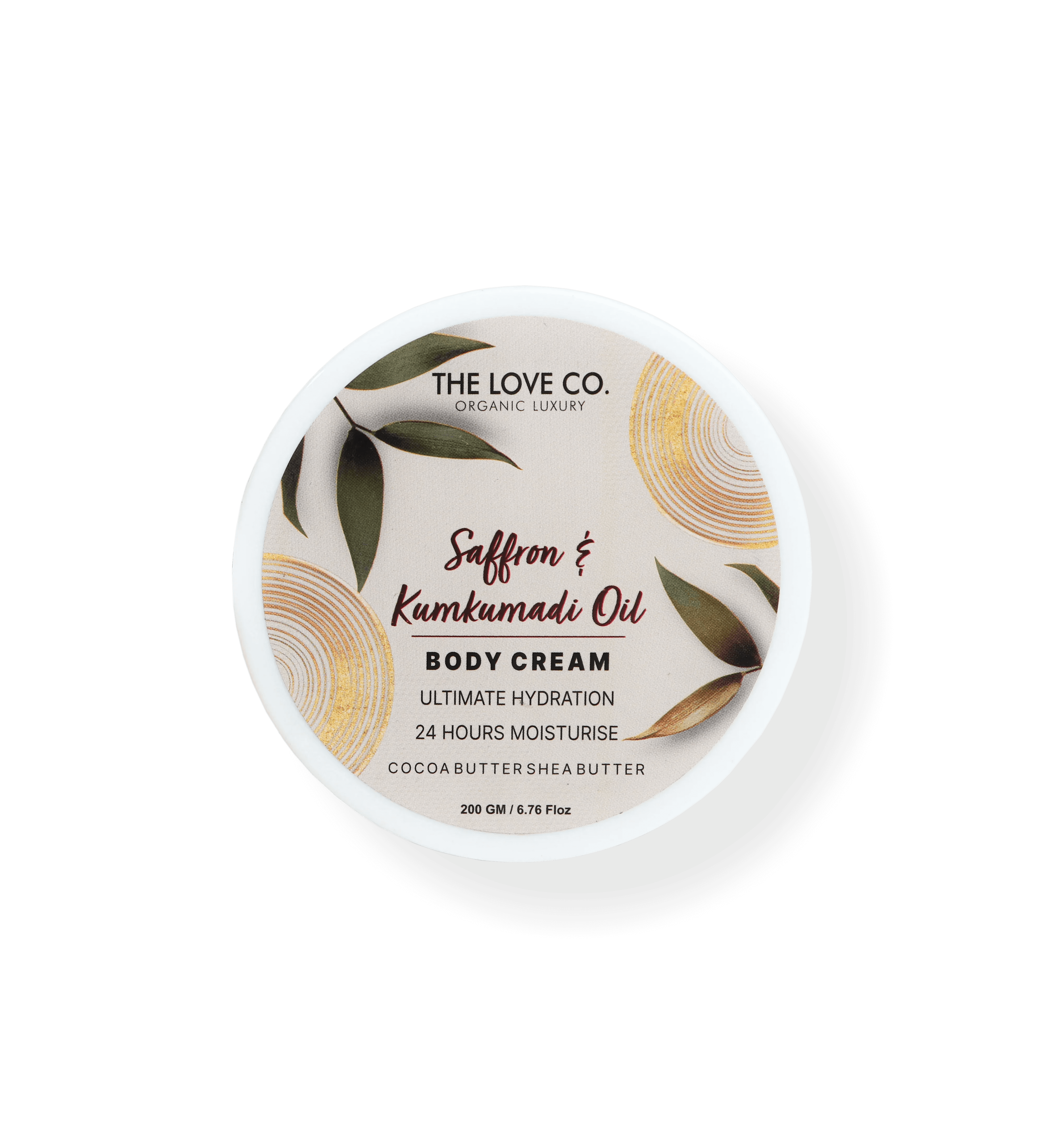 Saffron & Kumkumadi Oil Body Cream - The Love Co