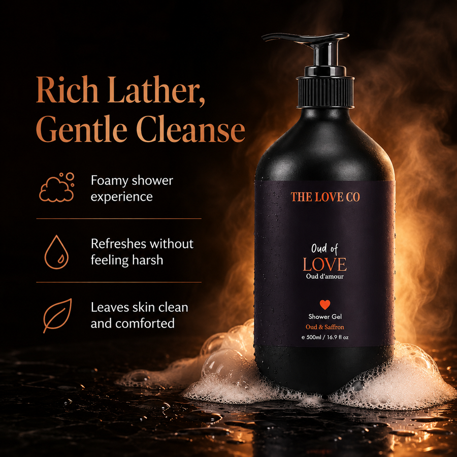 Oud of Love Shower Gel — Soft Oud, Halal-Friendly – view 5 | The Love Co