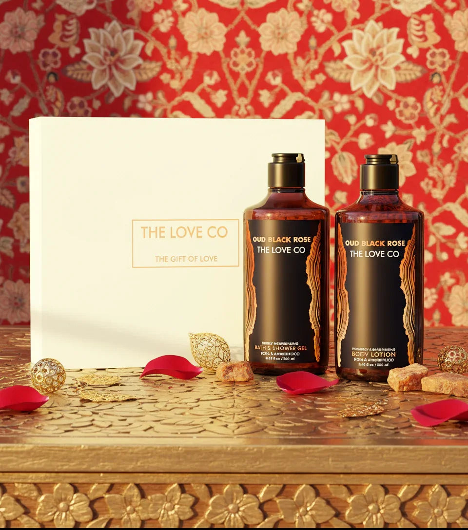 Black Rose Oudh Duo Gift Set - The Love Co