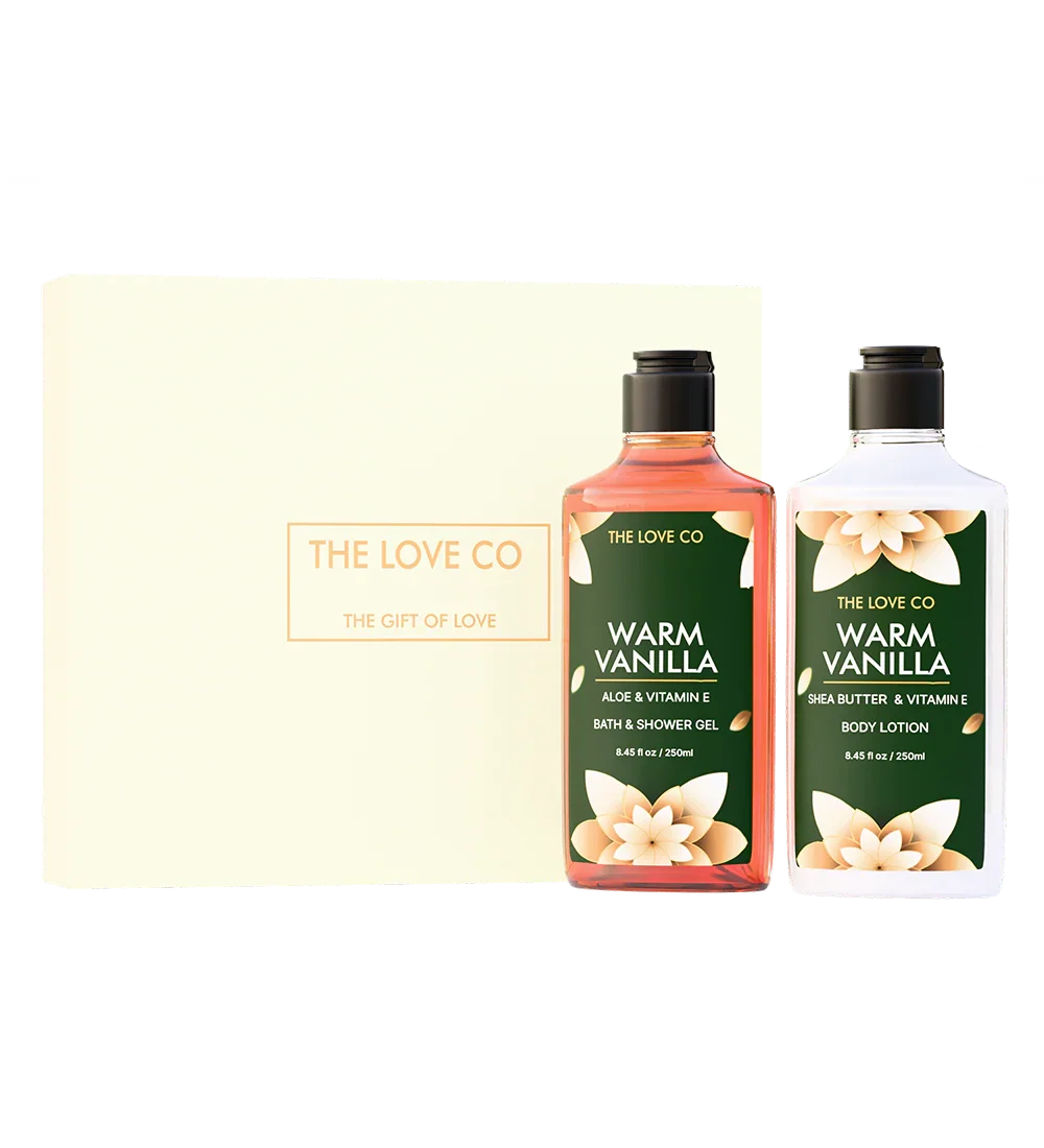 Warm Vanilla Duo Gift Set - The Love Co