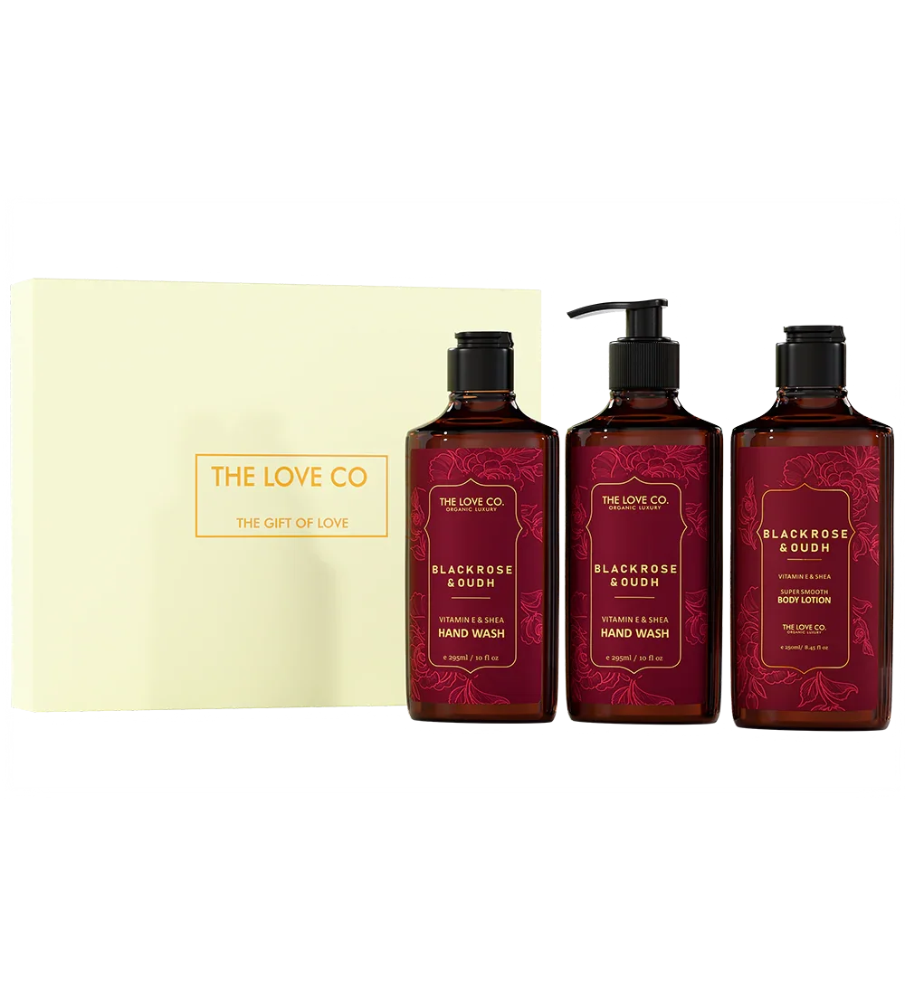 Black Rose Oudh Trio Gift Set - The Love Co