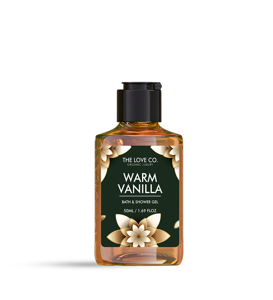 Warm Vanilla Mini Body Wash 50ml — Travel | The Love Co