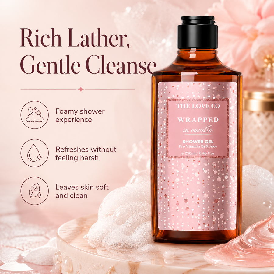 Wrapped in Vanilla Body Wash — Creamy Vanilla Cleanse – view 4 | The Love Co
