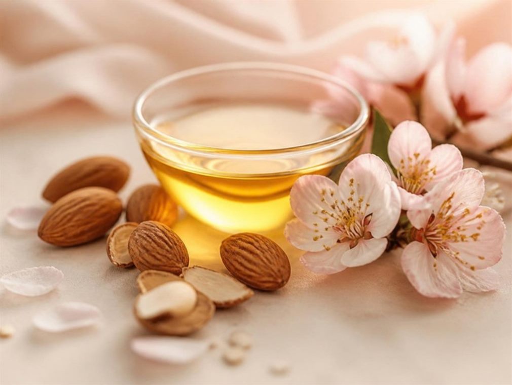 Sweet almond oil with almonds