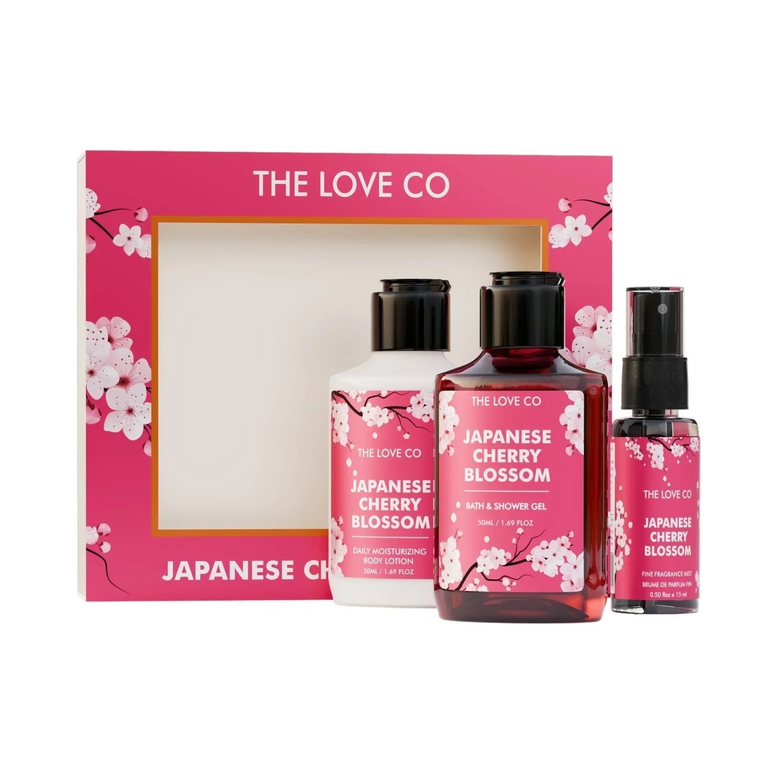 Discover the Luxury of Japanese Cherry Blossom Travel Kit - The Love Co