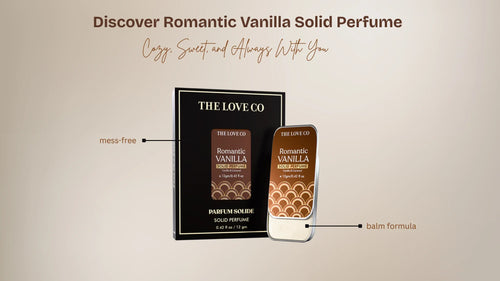Explore the Allure of Romantic Vanilla Solid Perfume