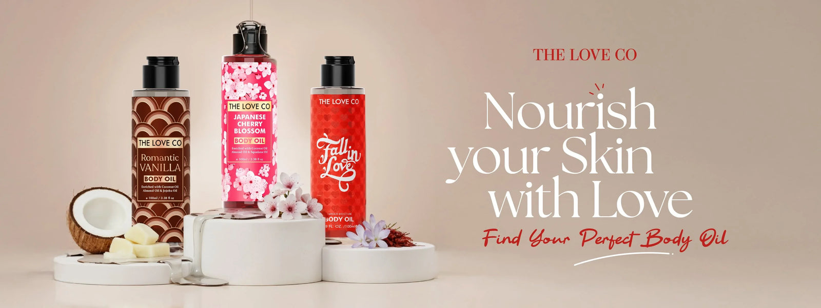 The Love Co - Fall In Love Body Oil - A Romantic Ritual, Tumhare Liye