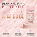 Nude Reverse French Almond Press-On Nails — Glue-Free – view 2 | The Love Co