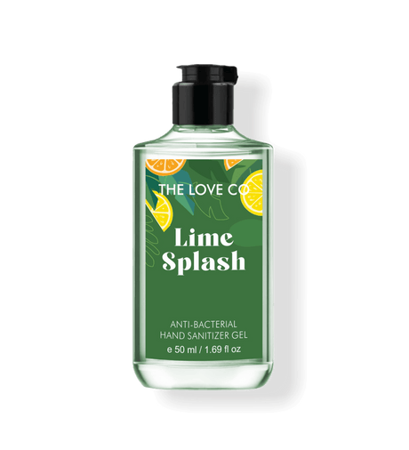 The love co lime splash hand sanitizer