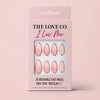 Pink Glitter Almond Press-On Nails