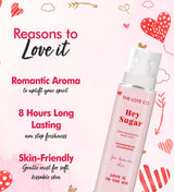 The Love Co. Hey Sugar Fragrance Body Mist - Strawberries & Champagne (100ml)